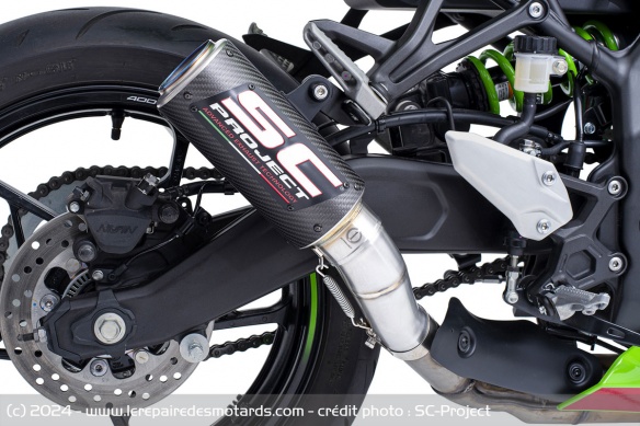 Silencieux CR-T pour Kawasaki Ninja ZX-4RR par SC-Project Silencieux CR-T pour Kawasaki Ninja ZX-4RR par SC-Project