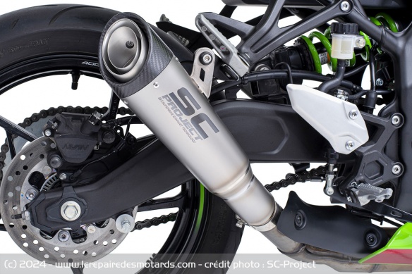 Silencieux S1 pour Kawasaki Ninja ZX-4RR par SC-Project Silencieux S1 pour Kawasaki Ninja ZX-4RR par SC-Project