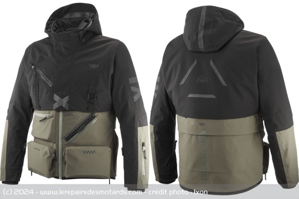 L'Ixon Etna avec le demi-blouson softshell L'Ixon Etna avec le demi-blouson softshell