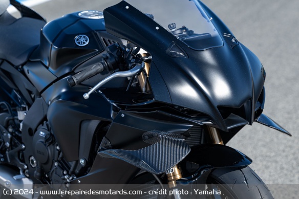 Les ailettes aérodynamiques de la Yamaha R1 Race 2025 Les ailettes aérodynamiques de la Yamaha R1 Race 2025