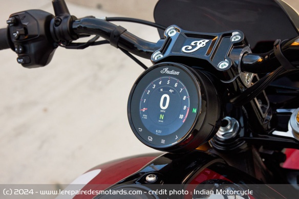 Le compteur de l'Indian 101 Scout