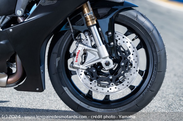 Les étriers Brembo Stylema de la Yamaha R1 Race 2025 Les étriers Brembo Stylema de la Yamaha R1 Race 2025