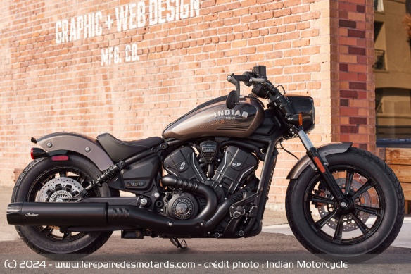 La Scout Bobber représente le modèle d'accès à la gamme 2025 La Scout Bobber représente le modèle d'accès à la gamme 2025