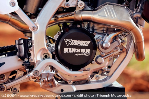 Le moteur de la Triumph TF 450-RC Edition Le moteur de la Triumph TF 450-RC Edition