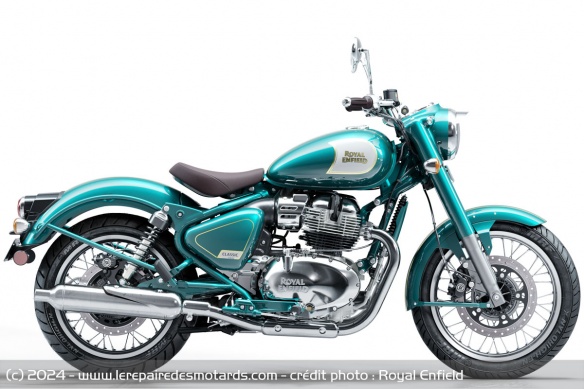 Moto Royal Enfield Classic 650 Teal