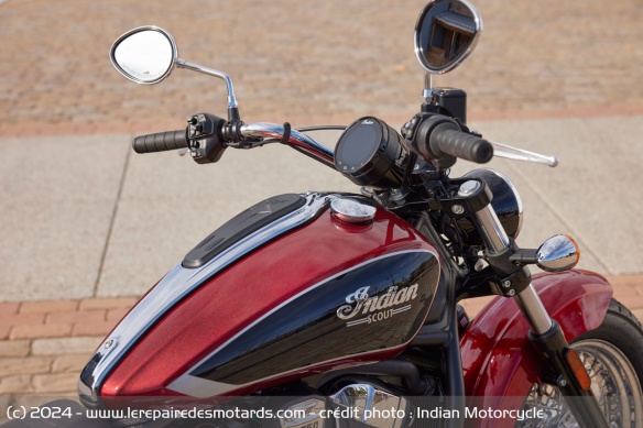 Le réservoir de l'Indian Scout Classic
