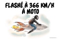 Un motard flashé à 366 km/h