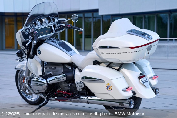 La BMW R18 Transcontinental du Pape Léon XIV