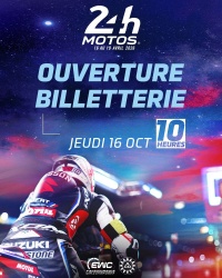 24h Motos : Ouverture de la billetterie aujourd'hui !