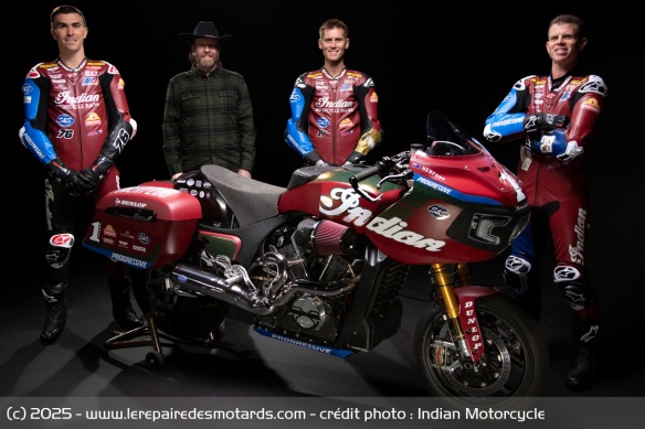 L'Indian Motorcycle S&S Cycle factory team L'Indian Motorcycle S&S Cycle factory team