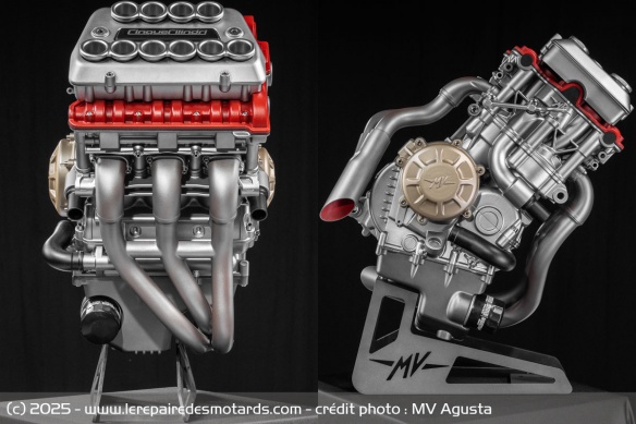 Prototype du moteur MV Agusta Cinque Cilindri Prototype du moteur MV Agusta Cinque Cilindri