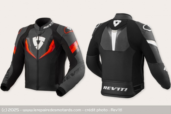 Blouson en cuir Rev'it Quantum 3