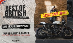 Triumph met à l'essai sa gamme Modern Classic