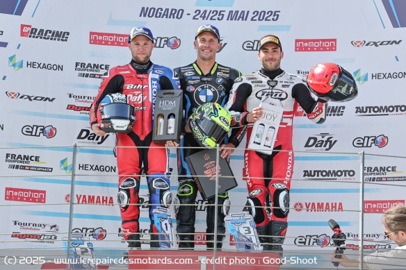 Techer, Foray et Clere sont montés sur les deux podiums à Nogaro Techer, Foray et Clere sont montés sur les deux podiums à Nogaro