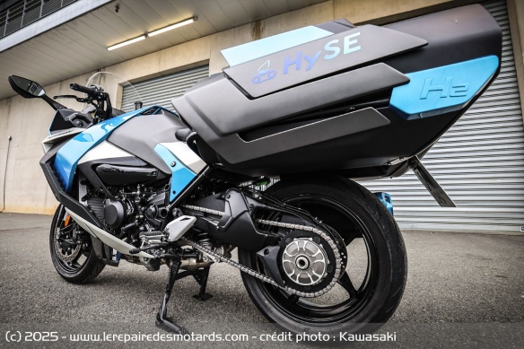 La Kawasaki Ninja H2 HySE sera de nouveau exposée lors des 24 Heures du Mans La Kawasaki Ninja H2 HySE sera de nouveau exposée lors des 24 Heures du Mans