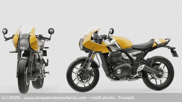 La Triumph Thruxton 400 La Triumph Thruxton 400