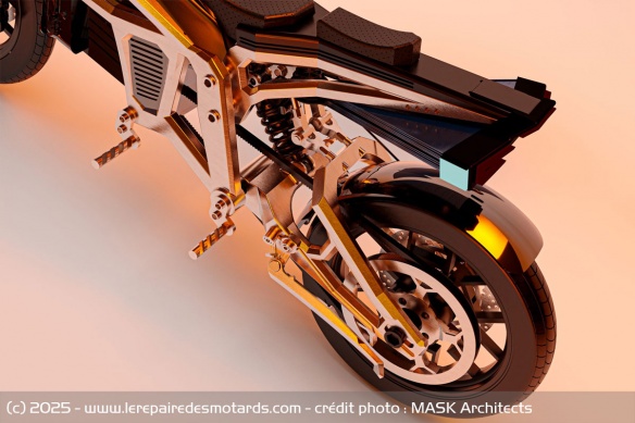 La moto électrique Solaris de MASK Architects