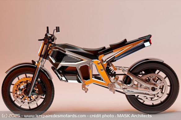 La moto électrique Solaris de MASK Architects
