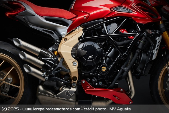 Le moteur de la MV Agusta Brutale Serie Oro
