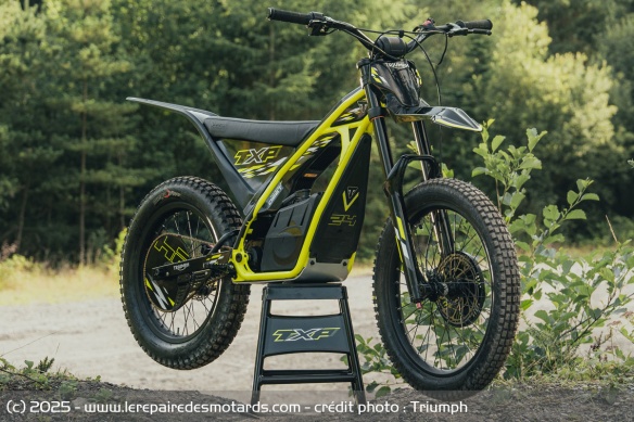 Triumph TXP-24 en configuration avec selle Triumph TXP-24 en configuration avec selle