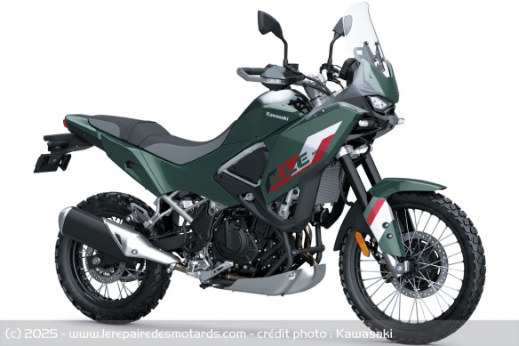 Trail Kawasaki KLE500 SE Vert Metallic Bluish