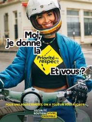 La Sécurité routière lutte contre l'agressivité sur les routes