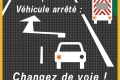 Trois nouveaux panneaux signalisation bords route