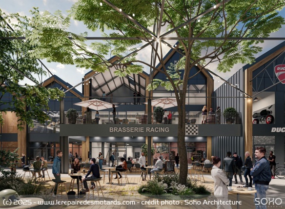 Le village Mo-Town comprendra plus de 16.000 m² de surface et un espace de restauration Le village Mo-Town comprendra plus de 16.000 m² de surface et un espace de restauration