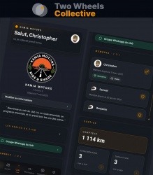 Une application pour g&eacute;rer les groupes moto