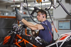 Coup d'arr&ecirc;t sur le march&eacute; moto en Europe - Photo d'illustration, cr&eacute;dit : KTM