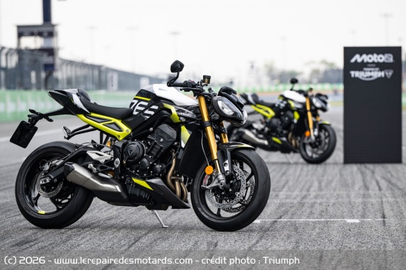 Deux Street Triple Moto2 Edition seront offertes dans le cadre du Triple Trophy 2026