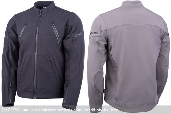 Blouson moto Icon Merc3