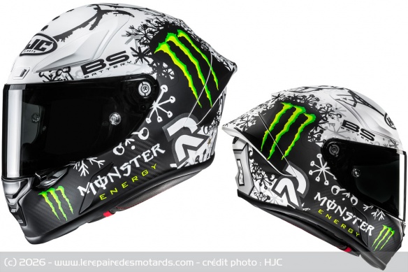 Casque int&eacute;gral HJC RPHA 1 V2 Carbon Snow Diablo