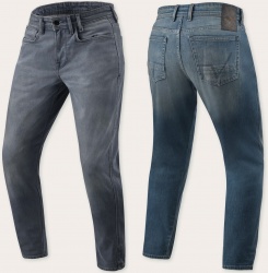 Jean Rev'it! Keegan Tapered gris et bleu