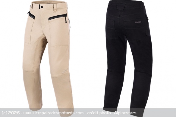 Pantalon moto Alpinestars Canvas Flex-AST