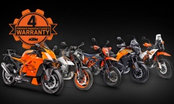 KTM g&eacute;n&eacute;ralise ses 4 ans de garantie