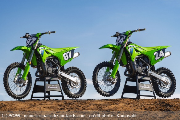 Motocross Kawasaki KX112 et KX85 L