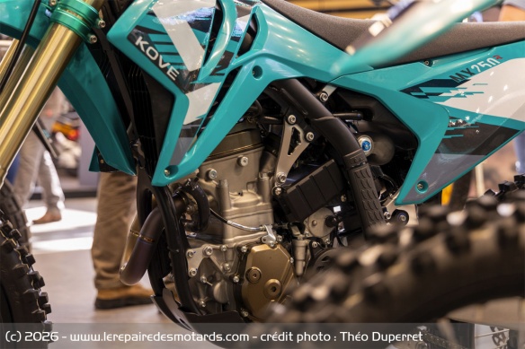 Le moteur monocylindre le Kove MX250 Gen2