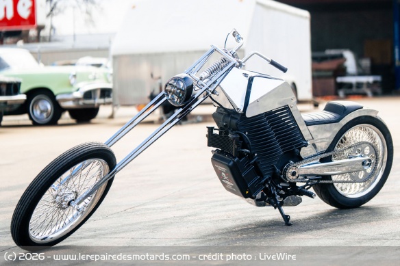 La pr&eacute;pa de la LiveWire S2 Alpinista par Gas Monkey Garage