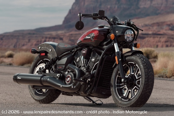 S&eacute;rie limit&eacute;e Indian Scout Bobber 125e Anniversaire