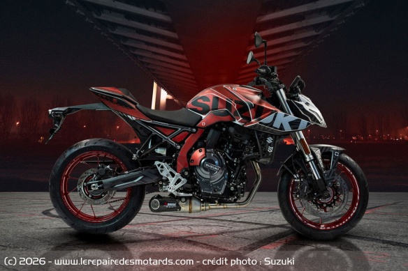 Suzuki GSX-8S Red Flash