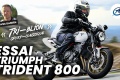 Essai roadster Triumph Trident 800