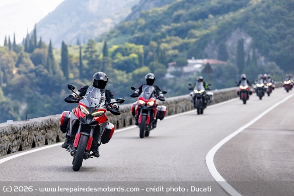 C'est au guidon des Multistrada que se dérouleront les séjours italiens C'est au guidon des Multistrada que se dérouleront les séjours italiens