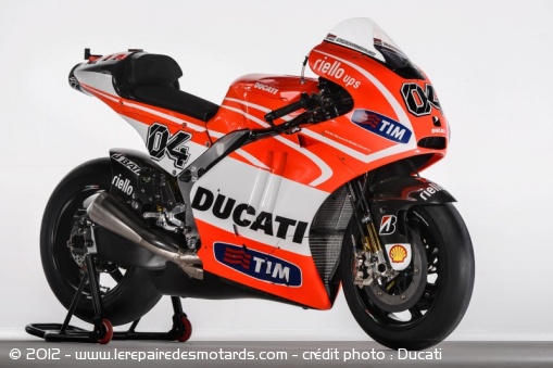 La Ducati Desmosedici GP13 officielle