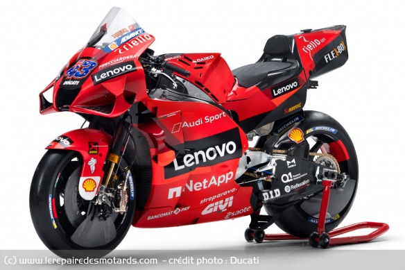 La Ducati Desmosedici GP21 La Ducati Desmosedici GP21