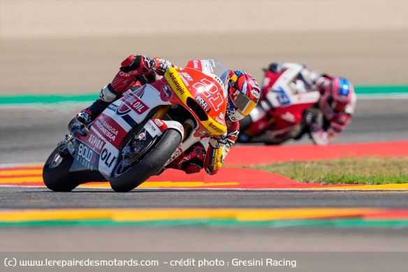 Fabio Di Giannantonio lors du GP d'Aragon 2021 Fabio Di Giannantonio lors du GP d'Aragon 2021