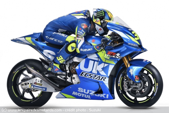 Joan Mir sur la Suzuki GSX-RR 2019 Joan Mir sur la Suzuki GSX-RR 2019