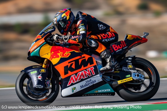 Remy Gardner lors de sa victoire au Grand Prix d'Algarve 2021 Remy Gardner lors de sa victoire au Grand Prix d'Algarve 2021