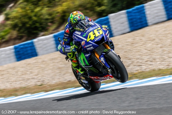 Rossi à Jerez en 2017 Rossi à Jerez en 2017