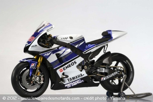 Moto Yamaha YZR-M1 1000cm3 de 2012 Moto Yamaha YZR-M1 1000cm3 de 2012